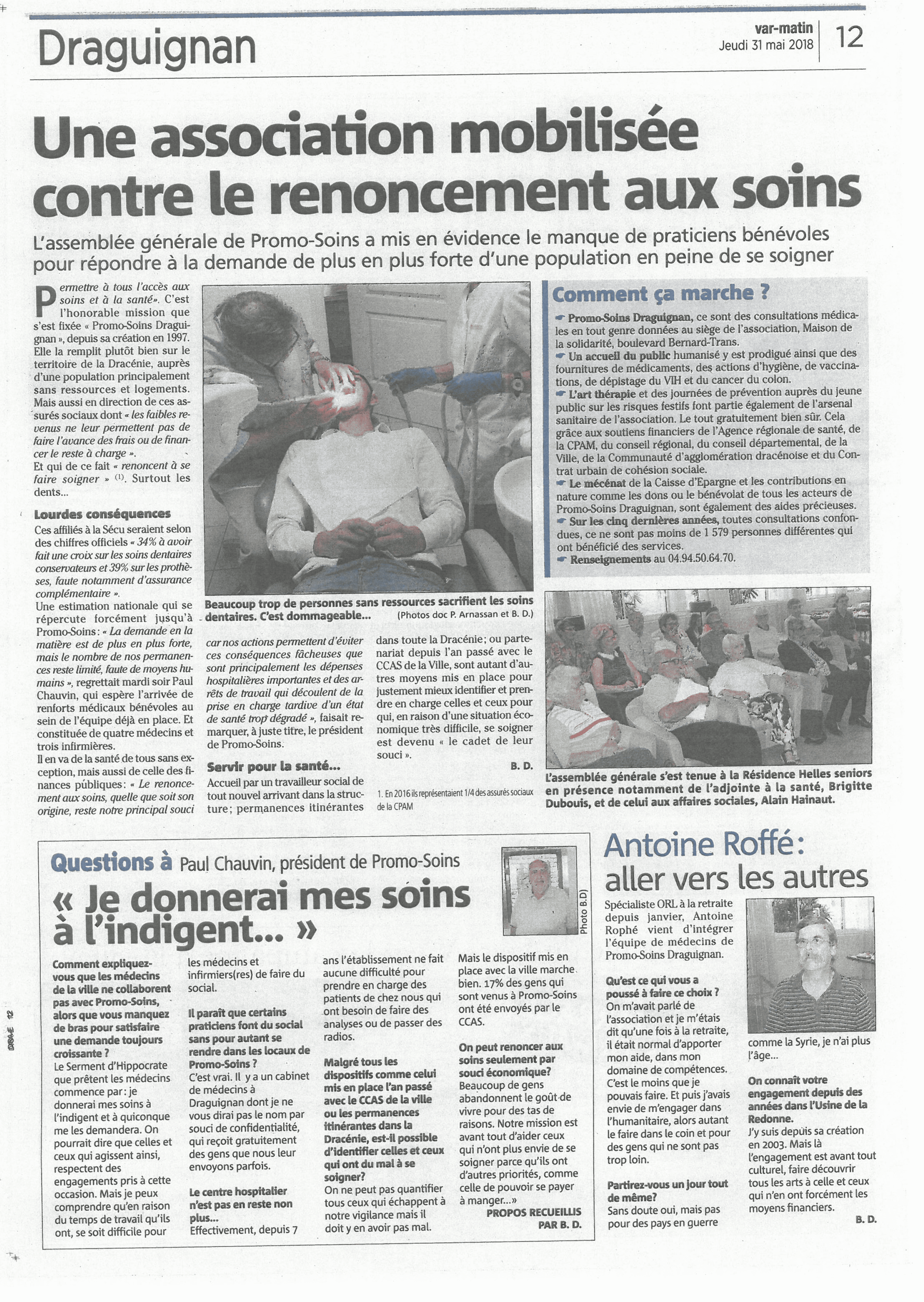 mobilisée contre le renoncement aux soins